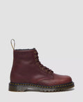 Dr. Martens 1460 WL Grizzly Leather Cherry Red Boots