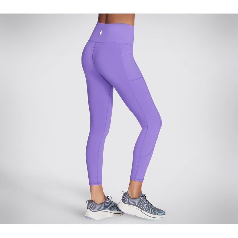 Skechers Performance GOWALK Wear High-Waisted 7/8 Nylon Women's Pink Sports Leggings