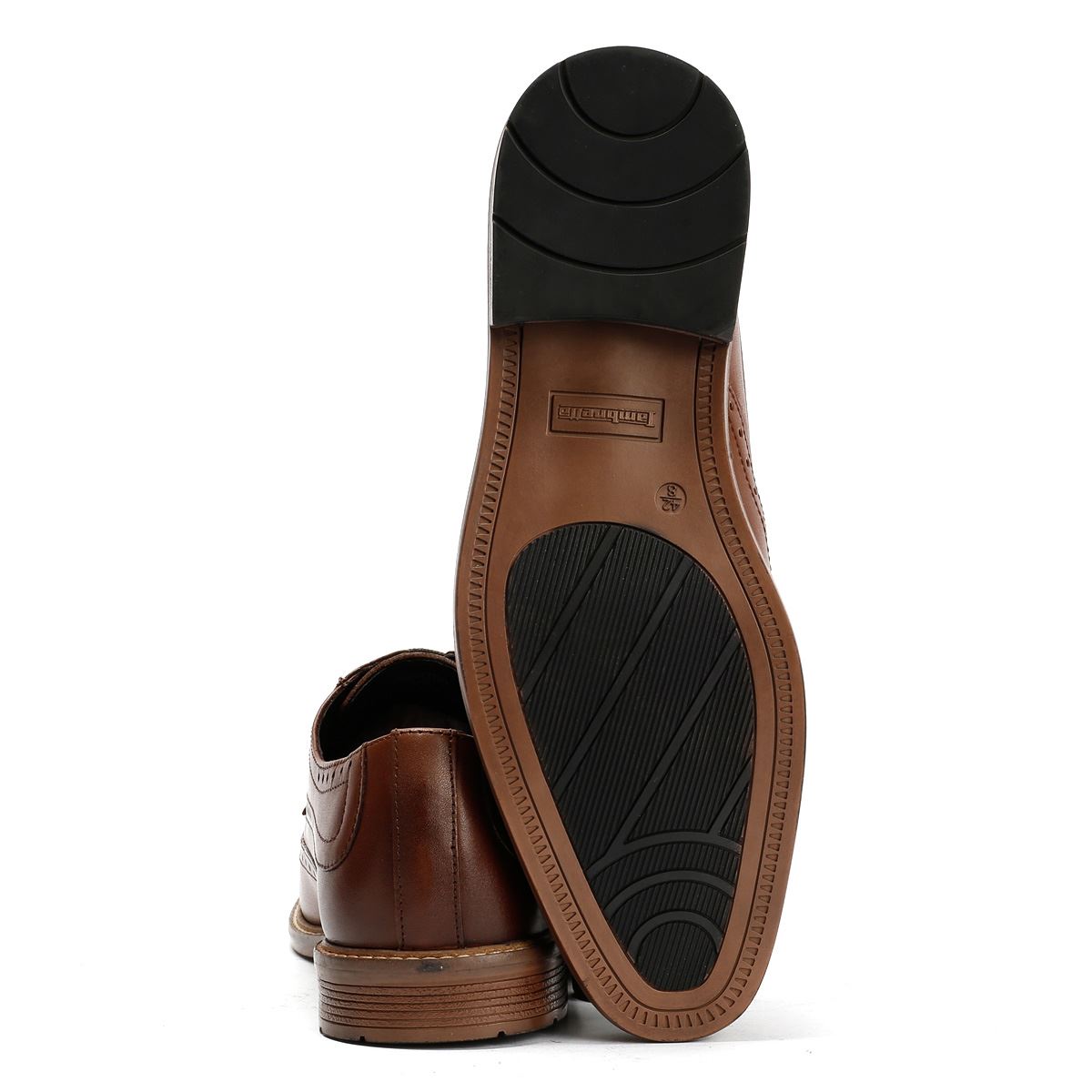 Lambretta Stockton Leather Men's Tan Lace-Up Shoes