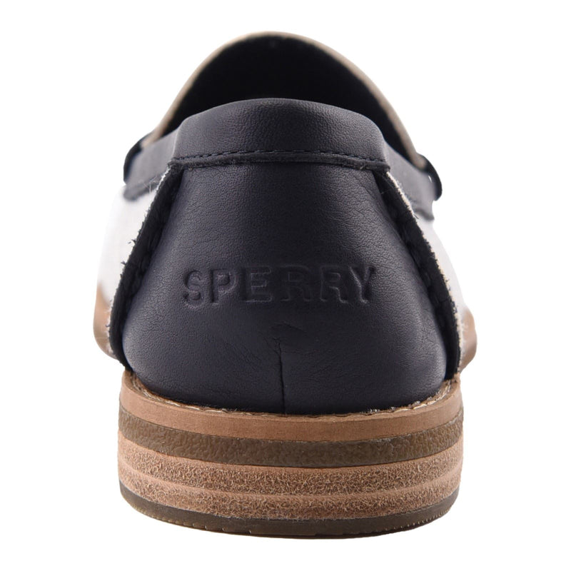 Sperry Port Driving Textile Women's White/Navy Standard Loafers
