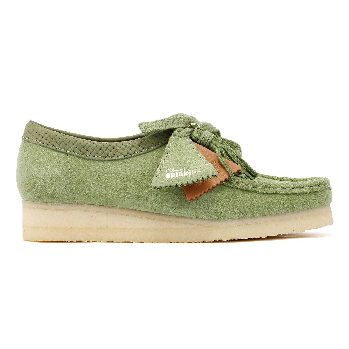 Clarks Originals Wallabee Suede Women's Apple Shoes