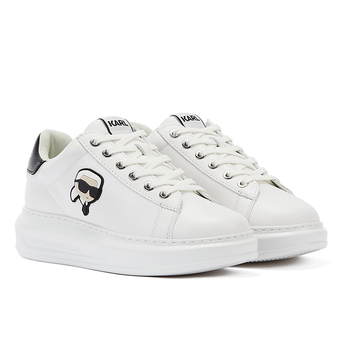 Karl Lagerfeld Kapri Karl NFT Lo Lace Women's White Sneakers