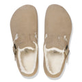 Birkenstock London Shearling Suede Women's Taupe Shoes