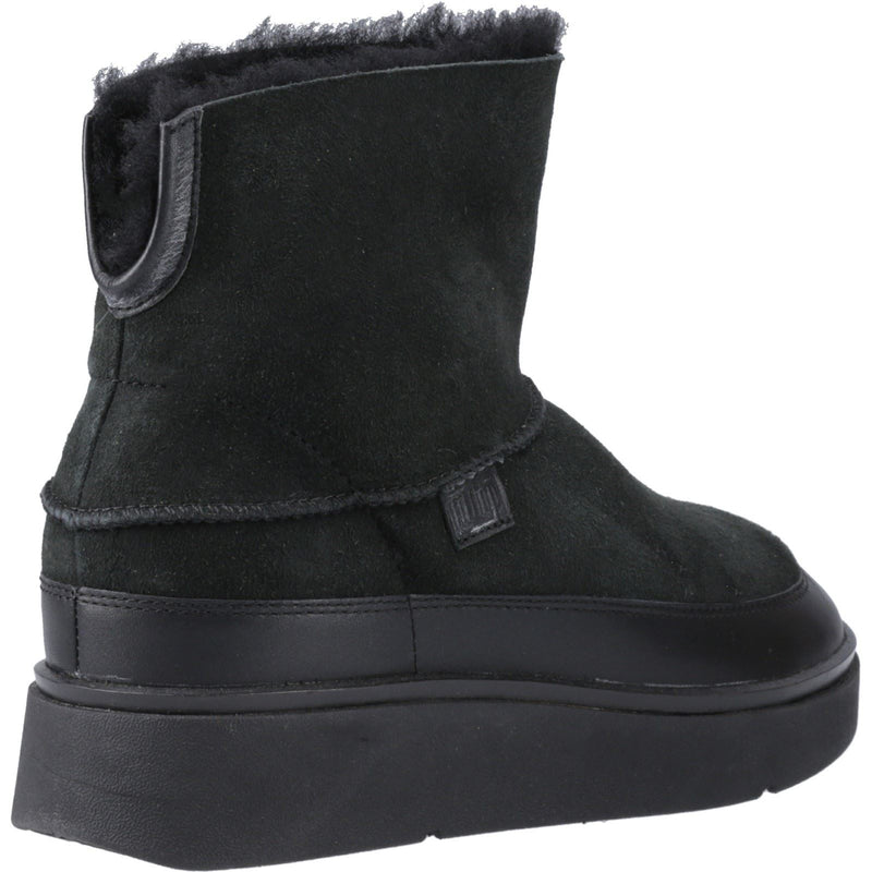 Fitflop Gen-FF Mini Double-Faced Leather Women's All Black Boots