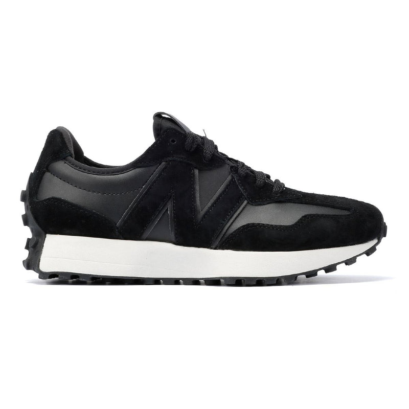 New Balance 327 Suede/Leather Black Sneakers