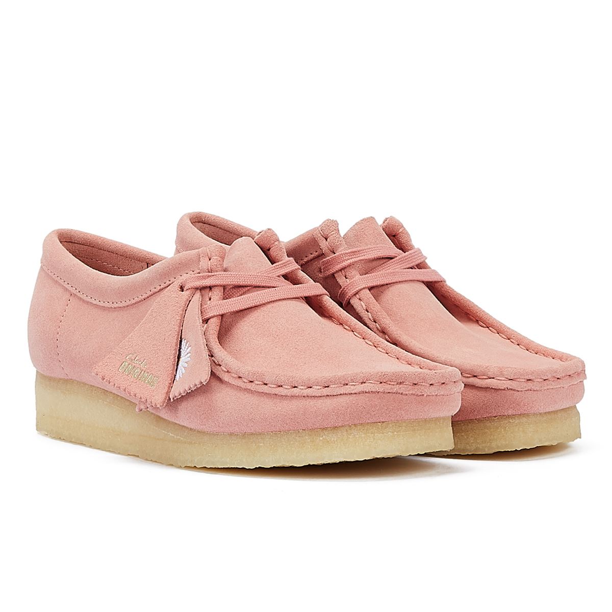 Clarks Originals Wallabee Women's Blush Pink Suede Shoes
