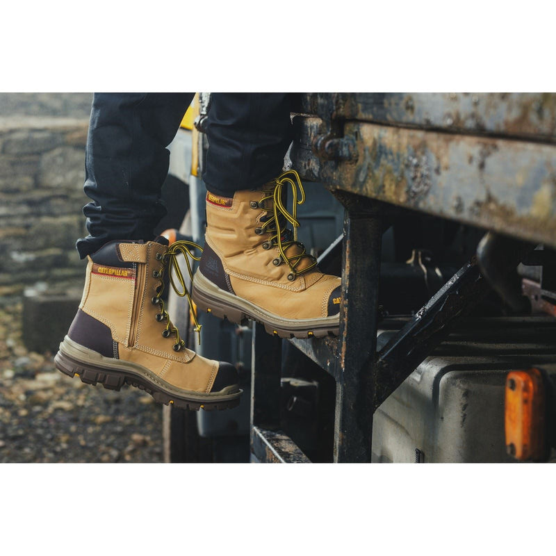 Caterpillar Premier Nubuck Honey Safety Boots