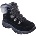 Skechers Trego Snow Worries Leather Women's Black Hiking Boots