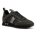 EA7 Black & White Carbon Men's Black/Silver Sneakers