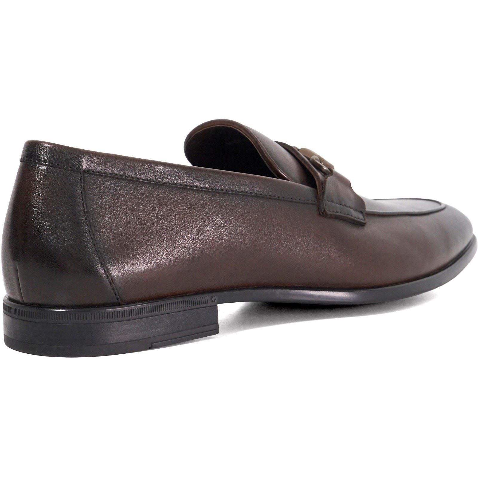 Dune Seymore Leather Men's Brown Loafers