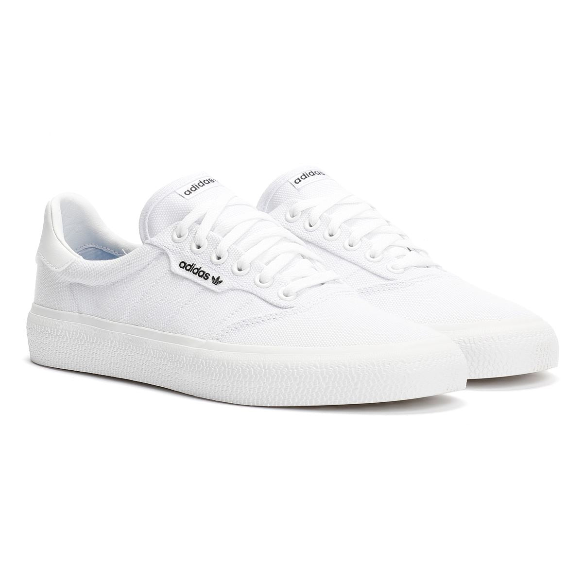 Adidas 3MC Canvas White Sneakers