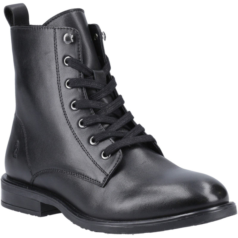 Hush Puppies Valentina Leather Women's Black Boots