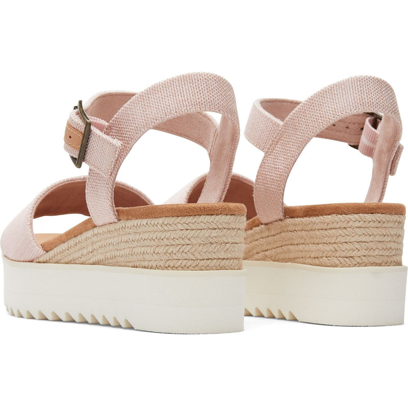 TOMS Diana Nylon Women's Ballet Pink Wedges