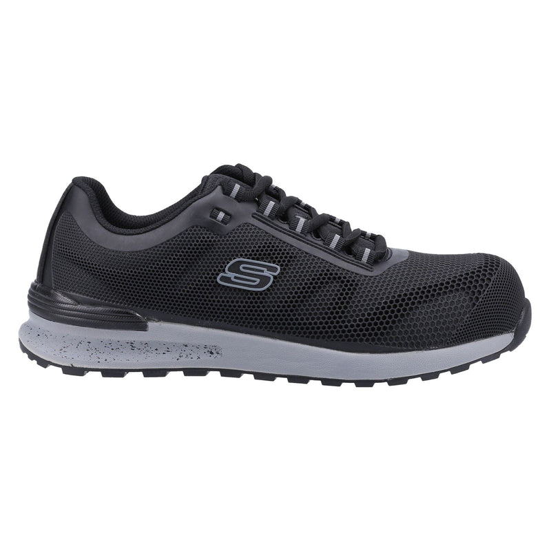 Skechers Workwear Bulklin Bragoo Textile Men's Black Safety Sneakers