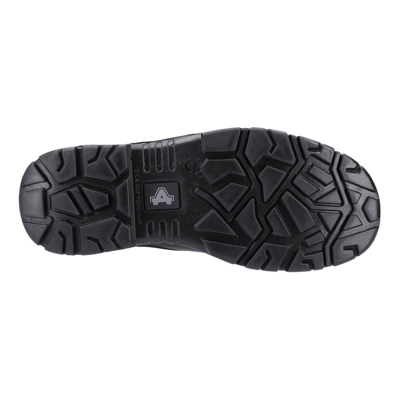 Amblers Safety Combat Leather Black Safety Boots
