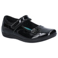 Hush Puppies Jessica Junior Girls Black Patent Leather Shoes