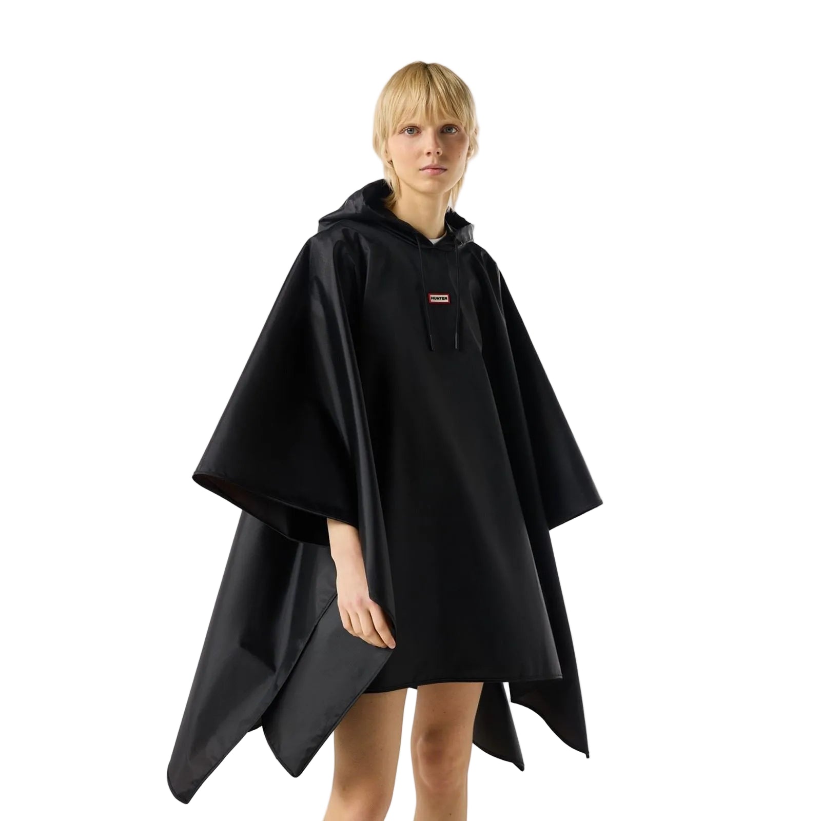 Hunter Hunter Packable Unisex Adults Black Rain Ponchos - One Size