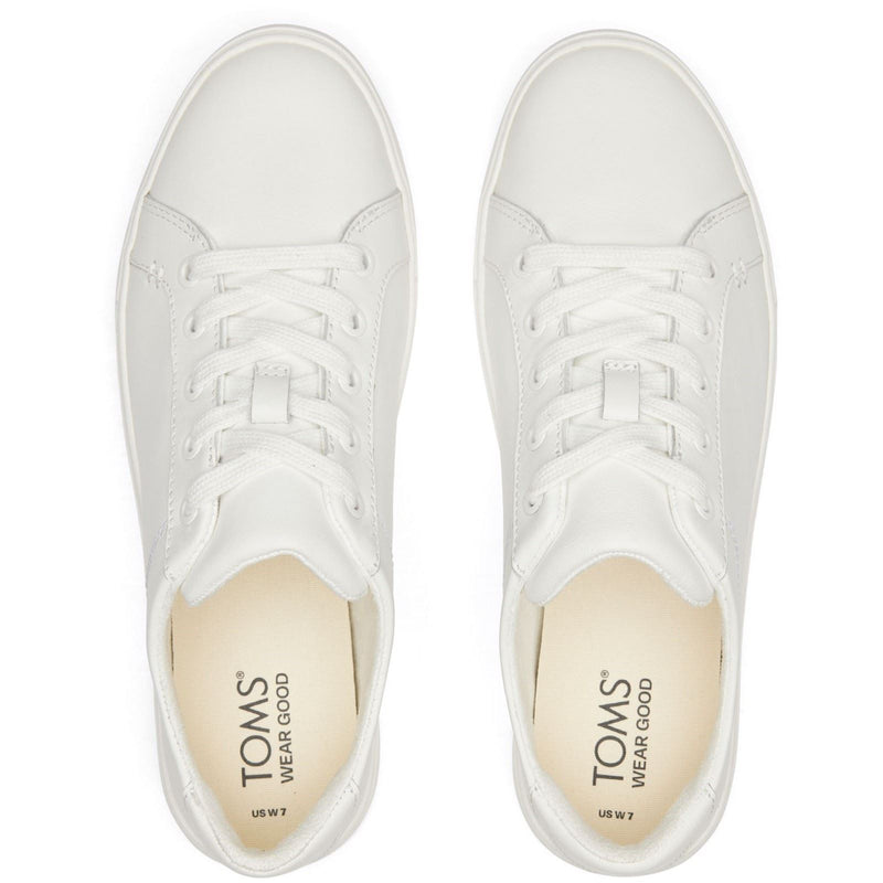 TOMS Kameron 100% Cow Women's White Sneakers