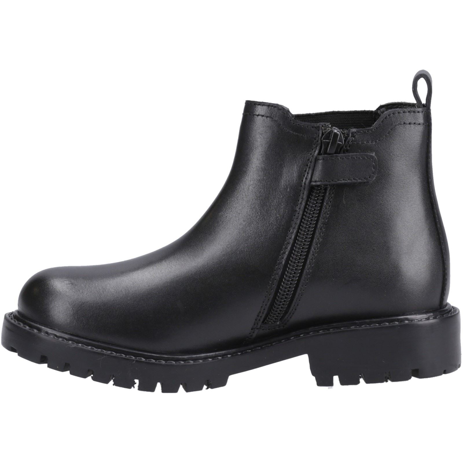 Hush Puppies Ariella Chelsea Leather Girls's Black Boots