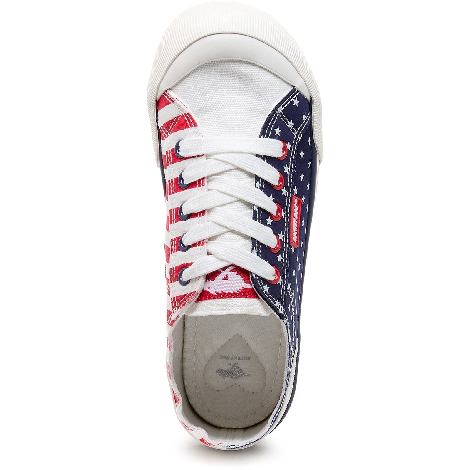 Rocket Dog Jazzin Spangle Cotton Women's Red/Navy Sneakers