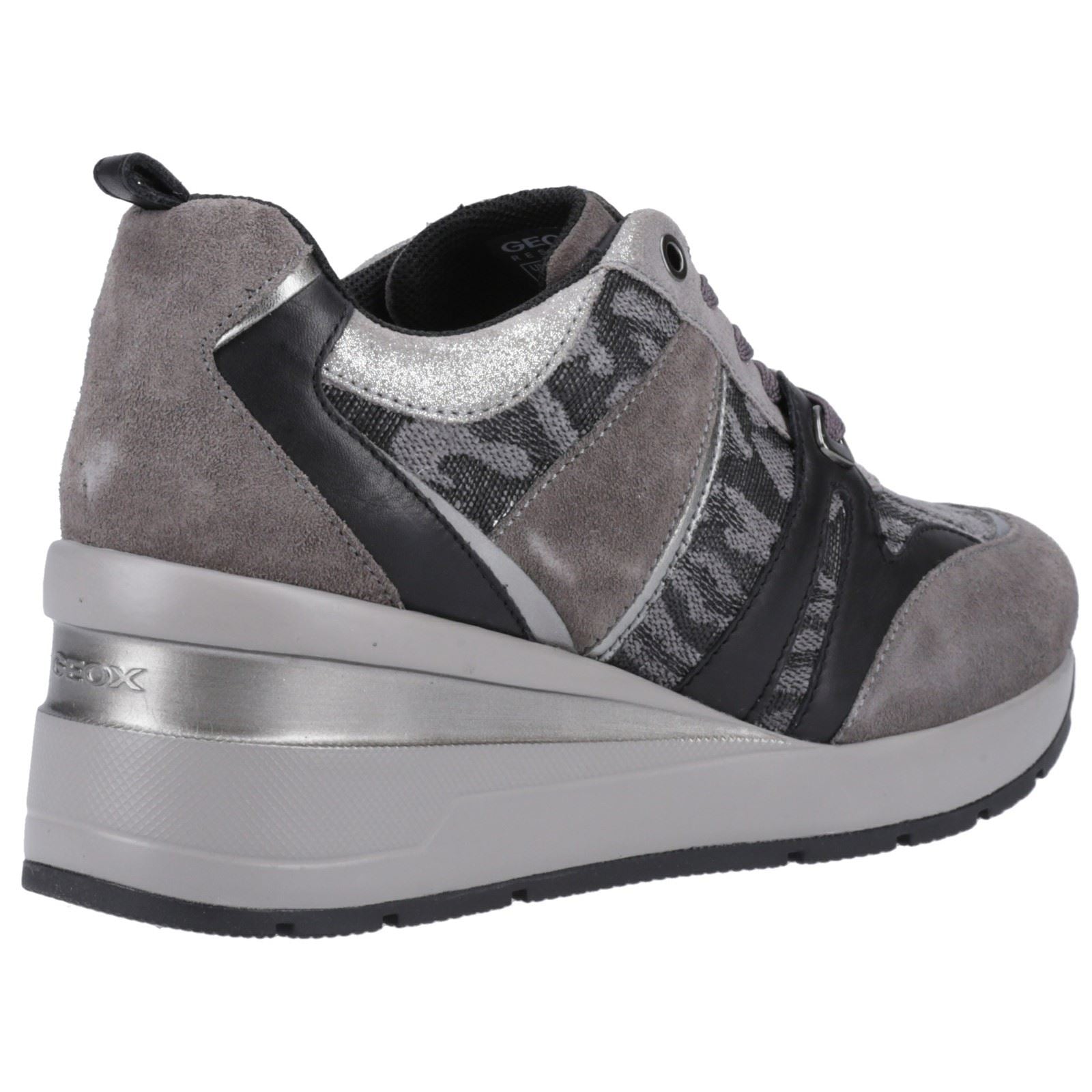 Geox D Zosma B 0 Women's Dark Grey Sneakers