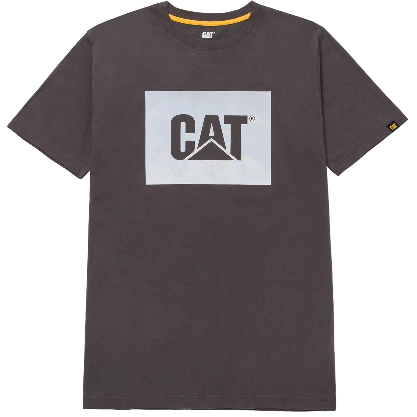 Caterpillar Graphic Cotton Men's Grey T-Shirt