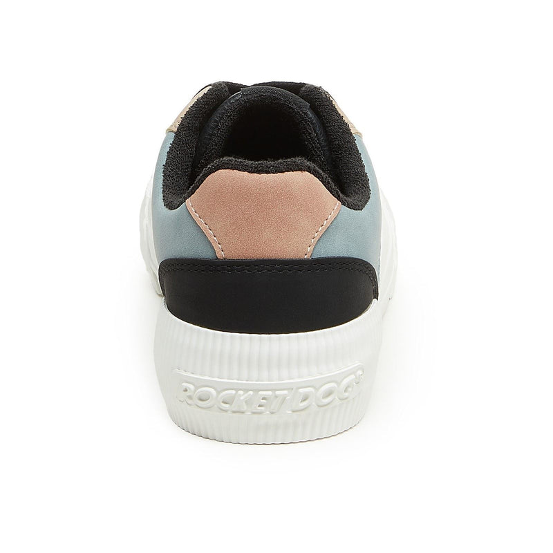 Rocket Dog Cheery Blocked Sporty Polyurethane Women's Black Combo Sneakers