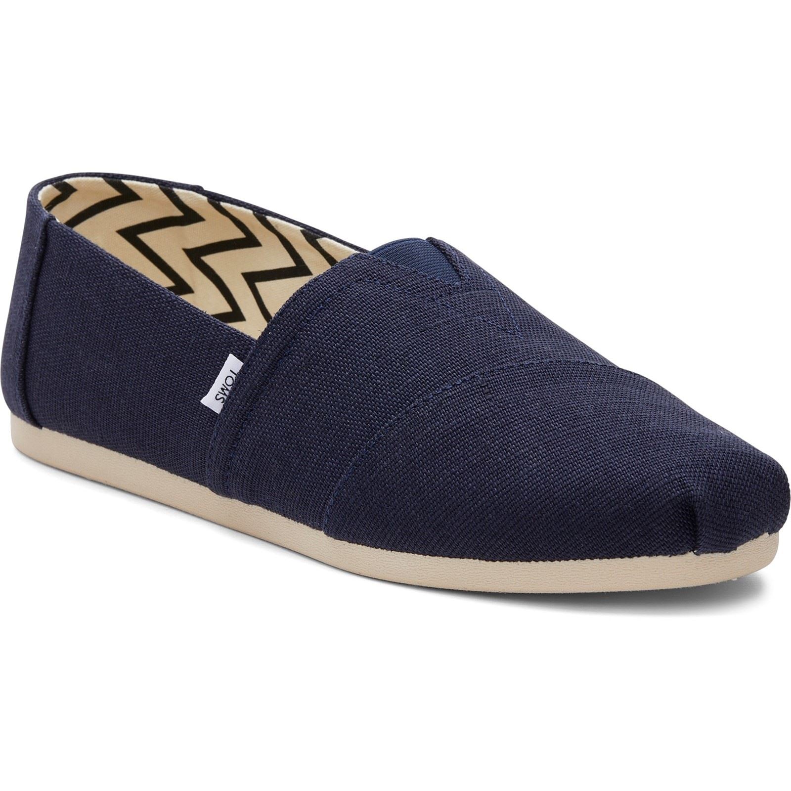 TOMS Alpargata Cotton Women's Navy Espadrilles