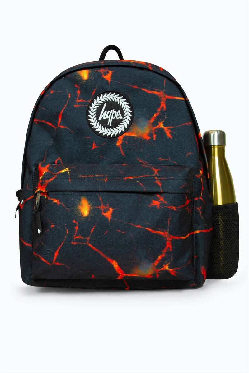 Hype Iconic Boy's Black Lava Backpack