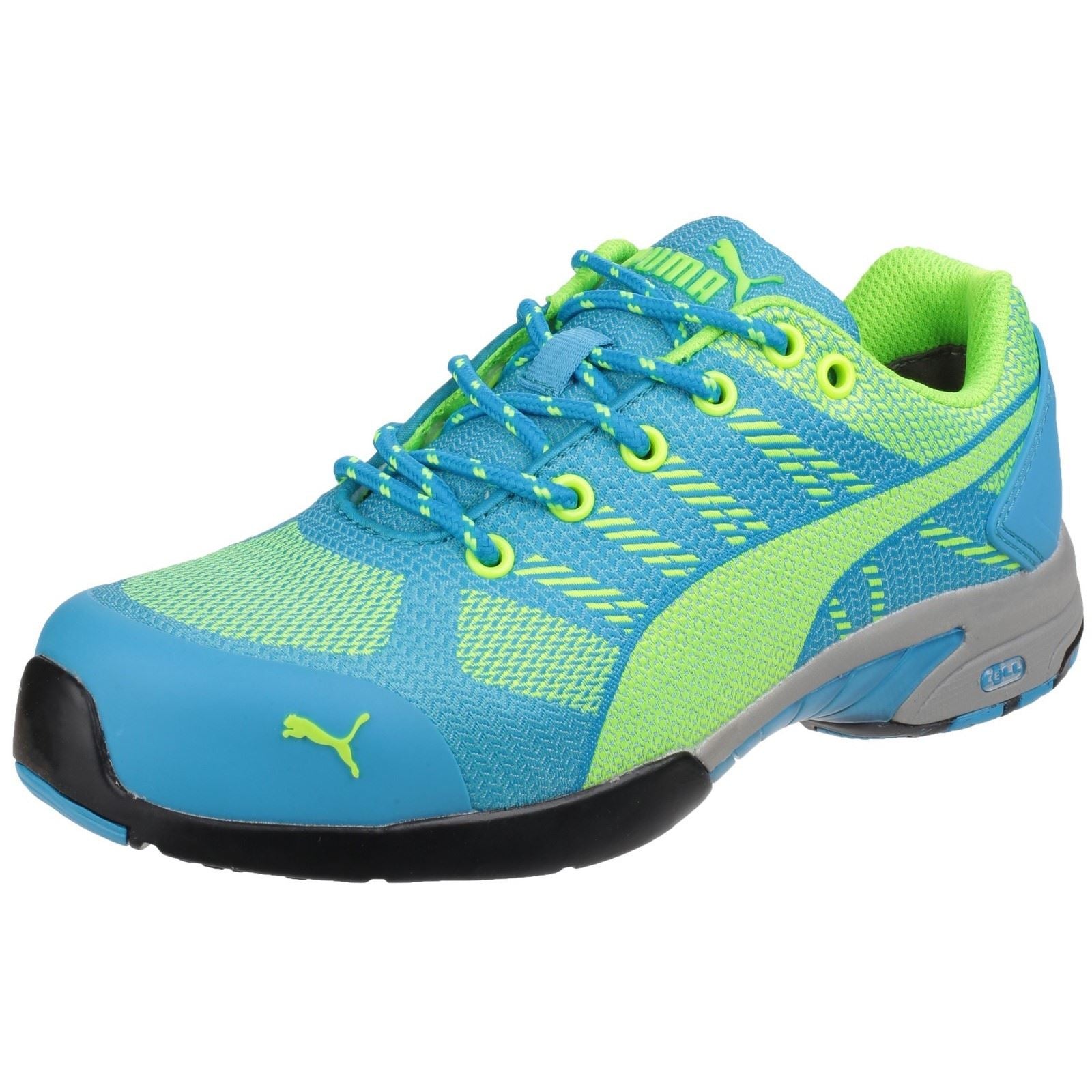 Puma Safety Celerity Knit Textile Women's Blue Safety Sneakers