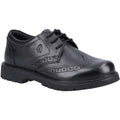 Hush Puppies SALLY SENIOR Leather Girls's Black Brogues