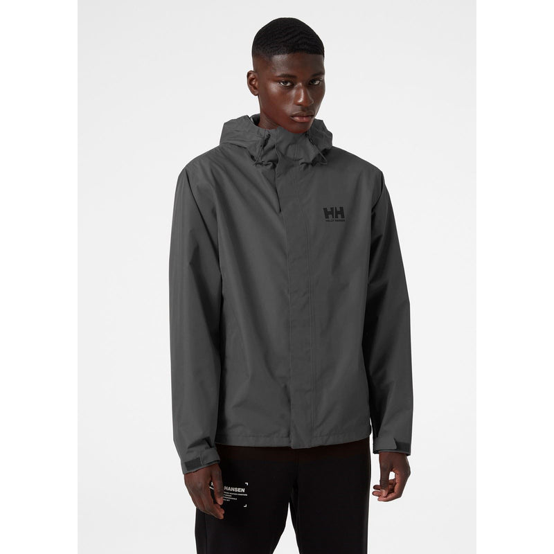 Helly Hansen Sport Seven J Men's Grey Rain Jacket