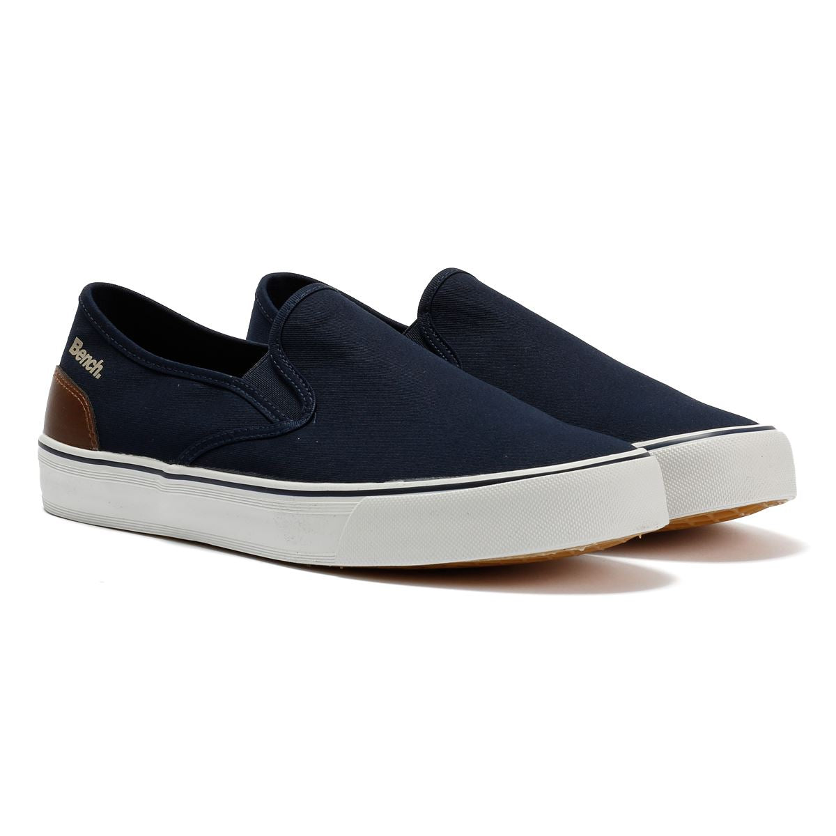 Bench Dalton Canvas Slip On Men's Navy Sneakers