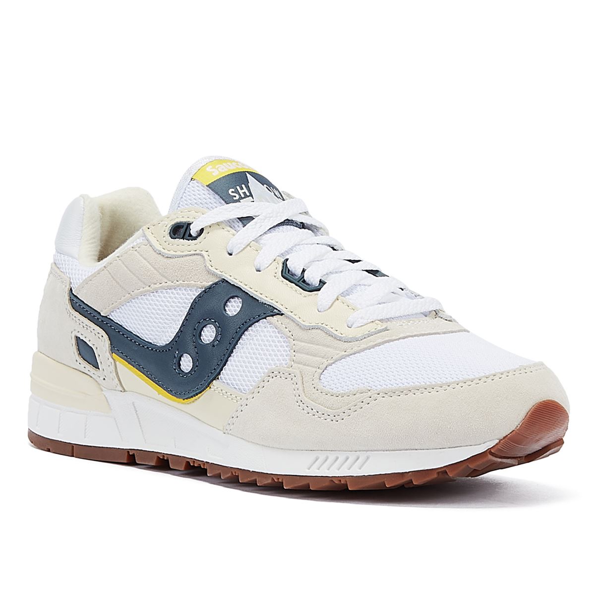 Saucony Shadow 5000 White/Blue Sneakers
