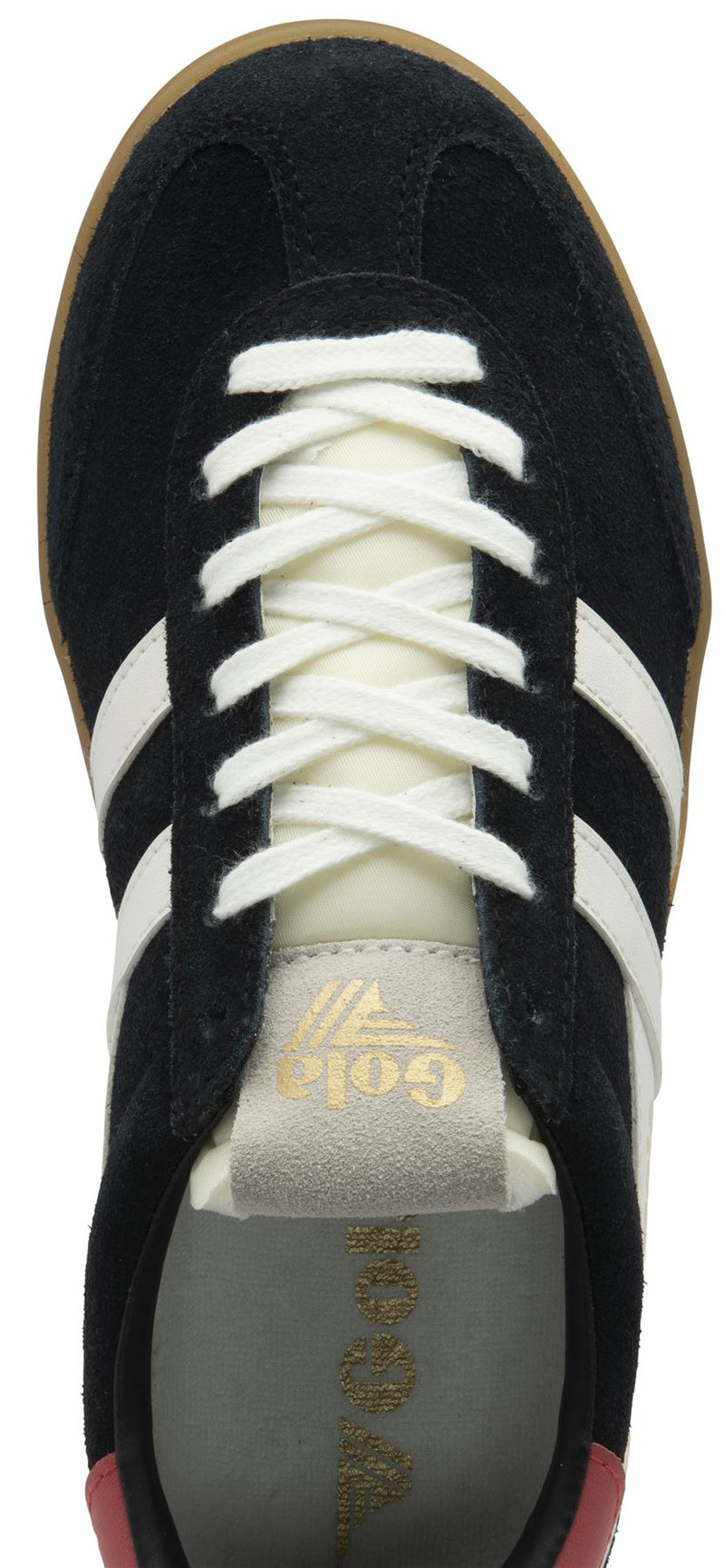 Gola Cyclone Suede Women's Black/Off White/Coral Sneakers
