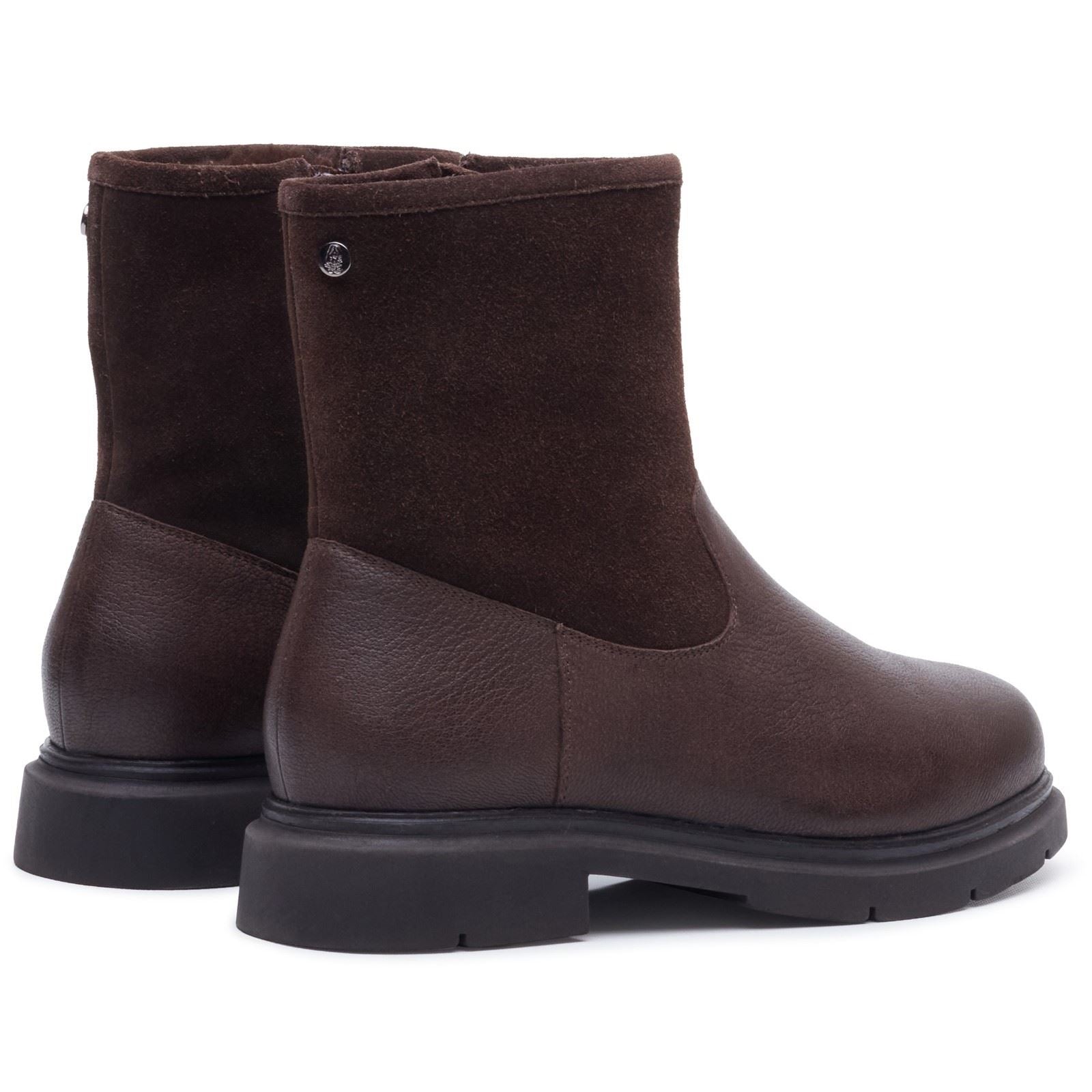 Hush Puppies Charlotte Leather Women's BROWN Boots
