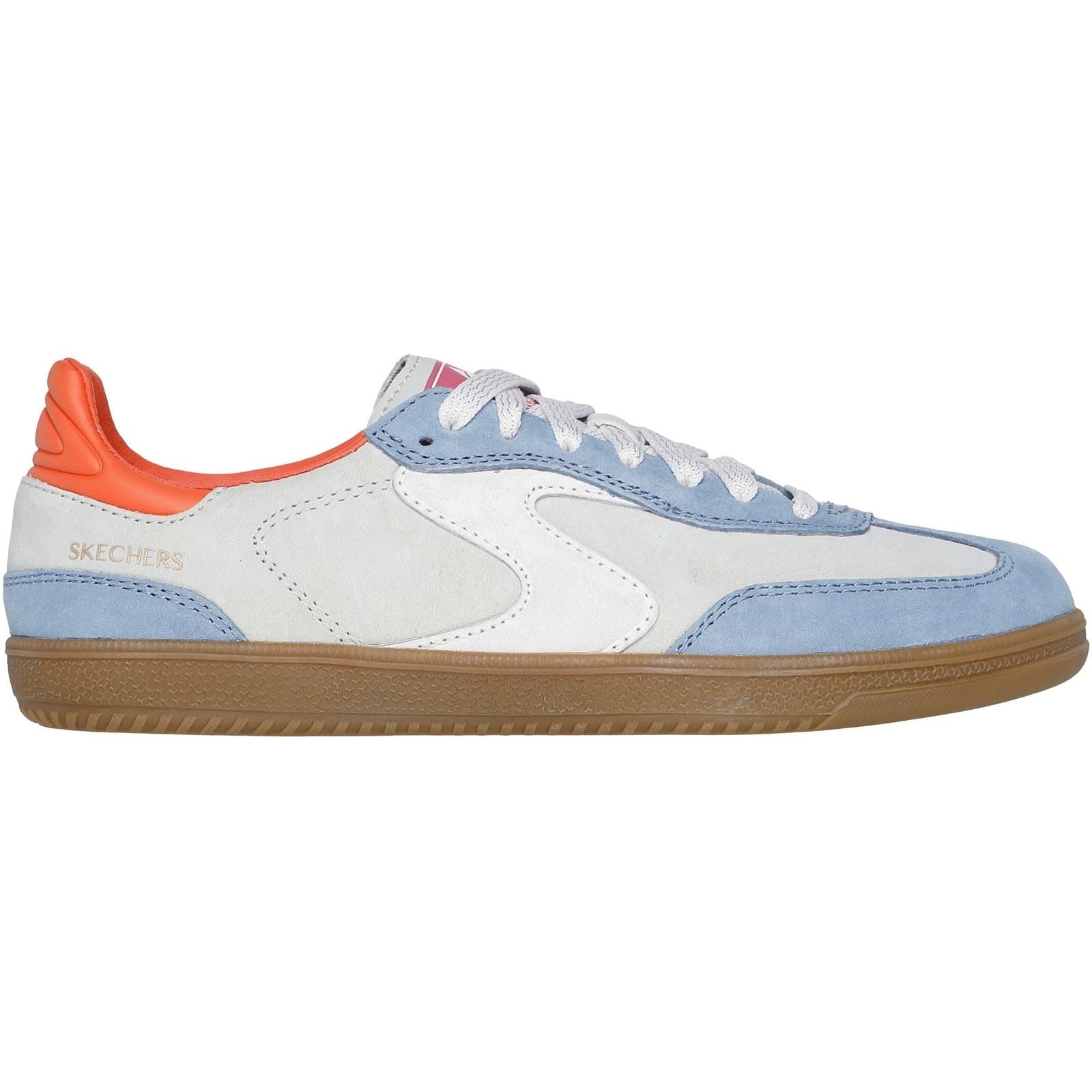 Skechers Hotshot For The Win Leather Women's Light Blue/Multi Sneakers