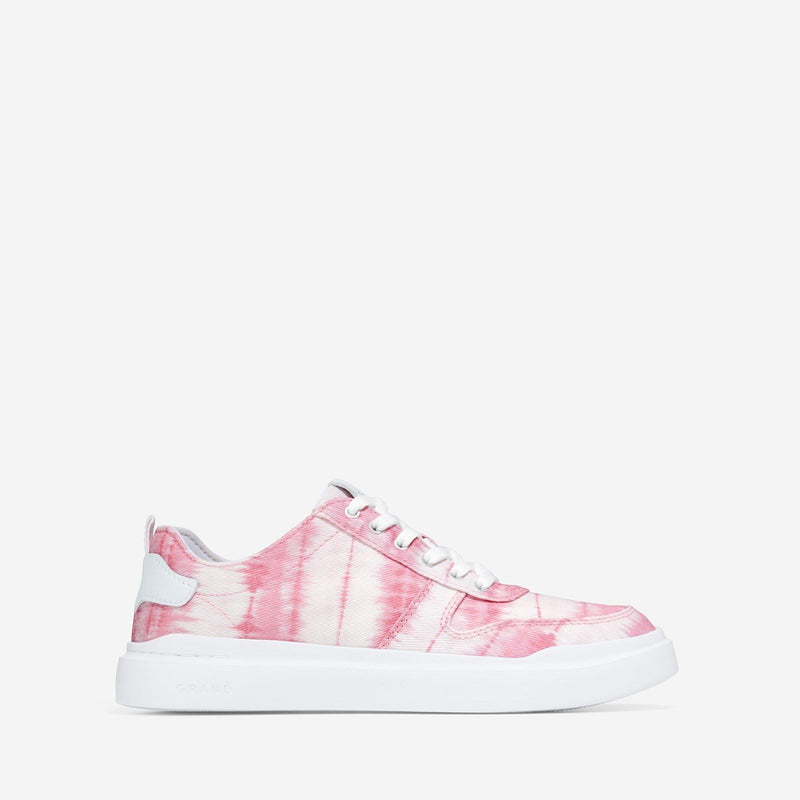 Cole Haan GrandPro Rally Canvas 100% Cotton Women's Pink Ikat Print/Optic White Sneakers