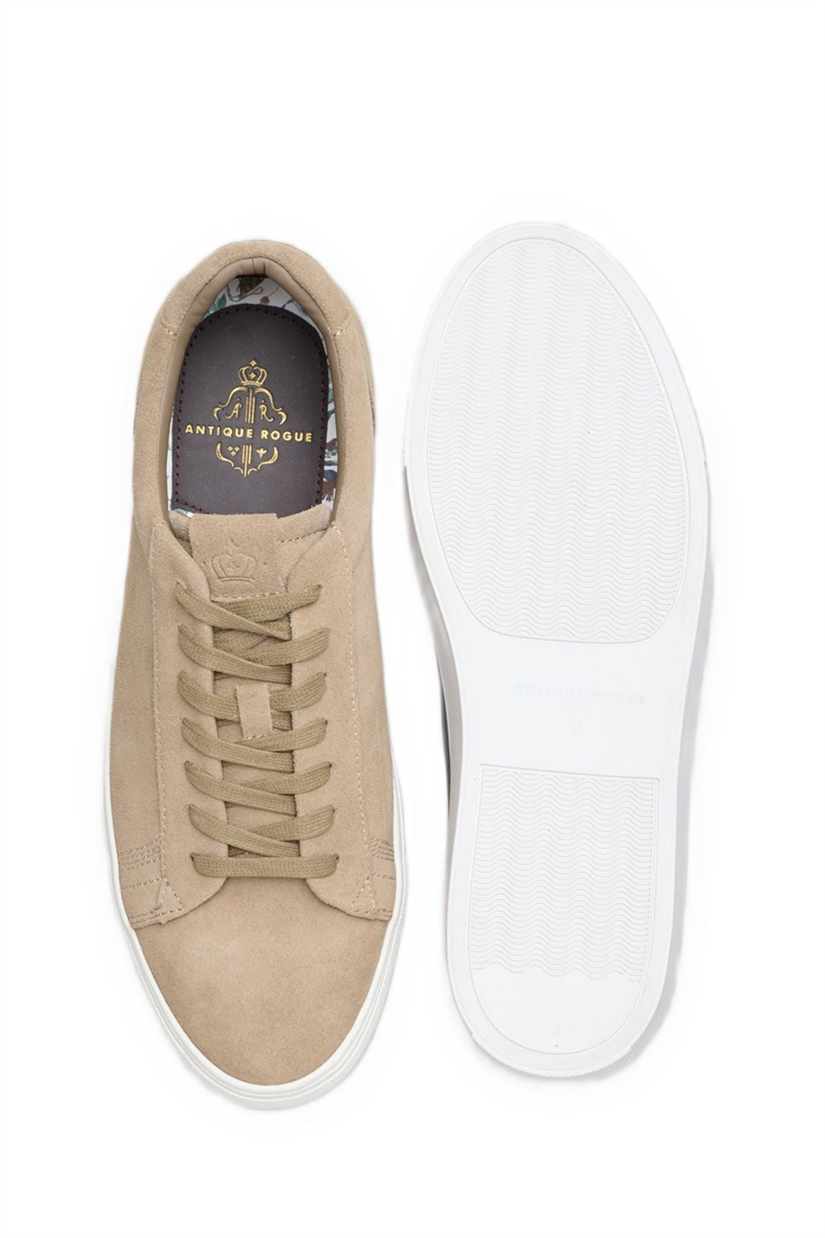 Antique Rogue Gibbs Suede Men's Stone Sneakers