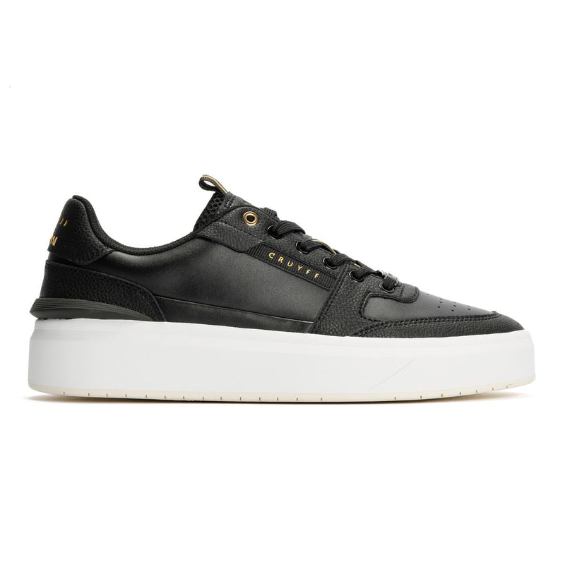 Cruyff Endorsed Tennis Leather Men's Black/White Sneakers