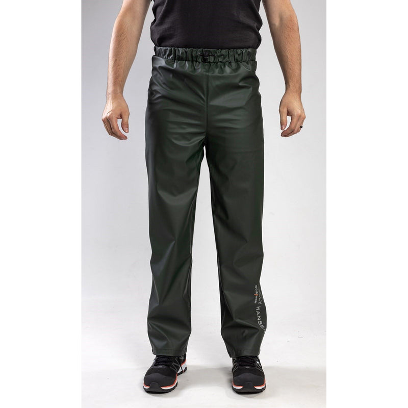 Helly Hansen Workwear Voss Synthetic Unisex Adults Green Rain Trousers