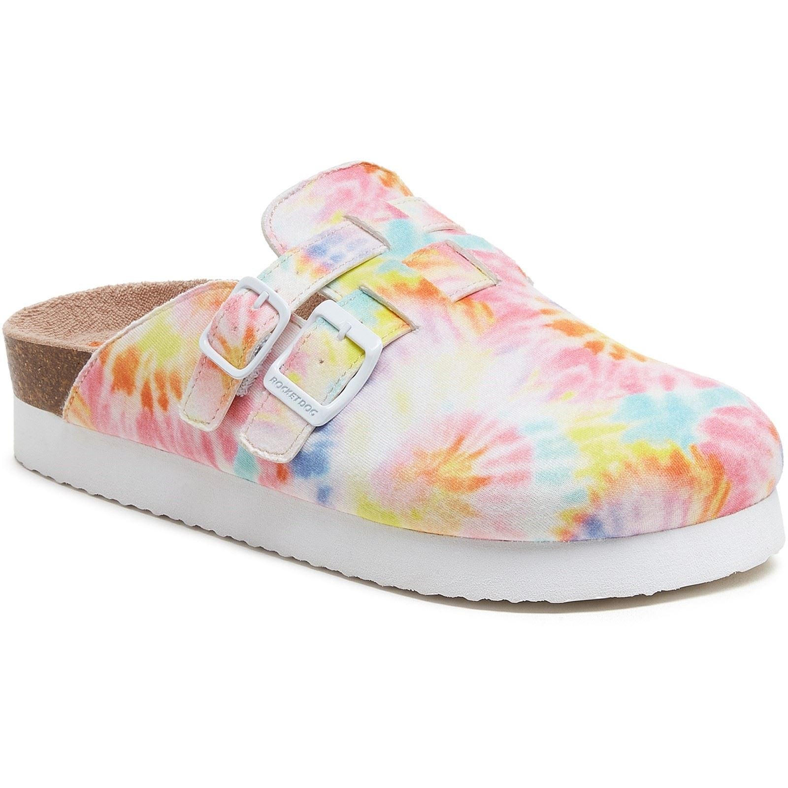 Rocket Dog Abel Plus Tucker Cotton Women's Pastel/Multi Mules