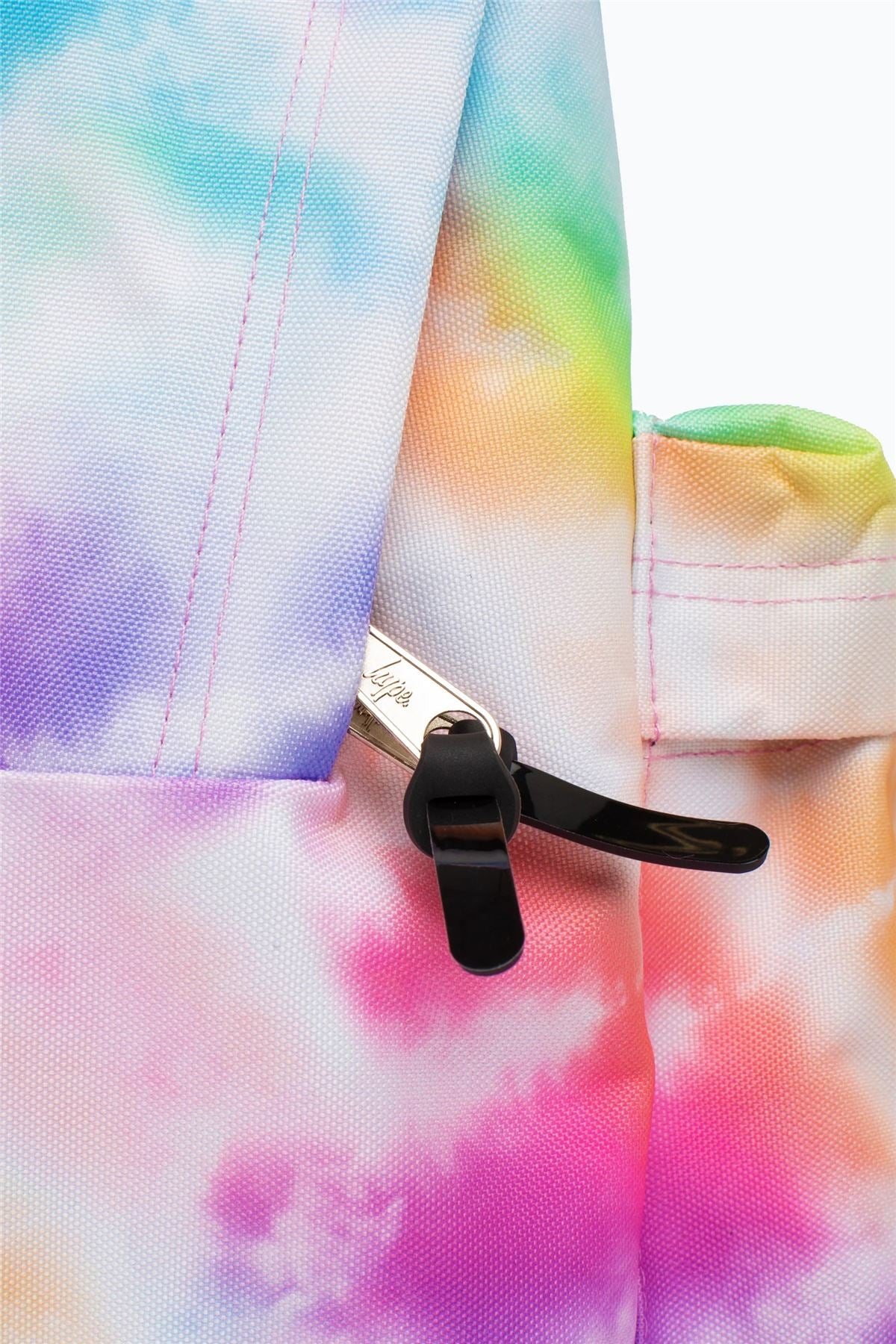 Hype Iconic Girl's Rainbow Heart Tie Dye Backpack