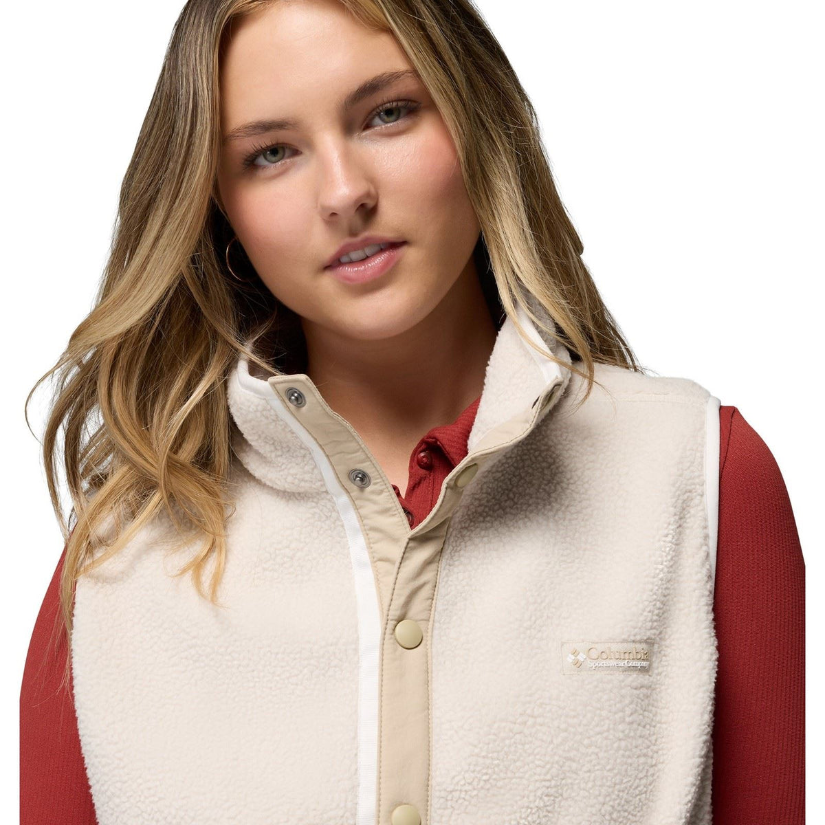 Columbia Helvetia Vest Women's Beige Gilets