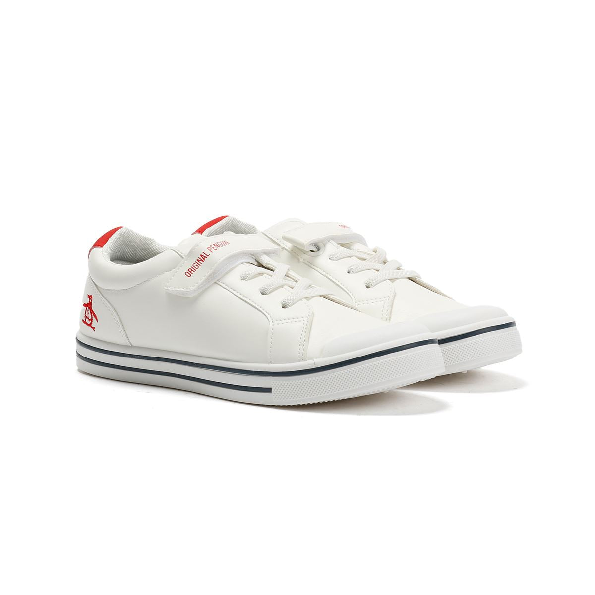 Penguin Junior Rainbow White Sneakers