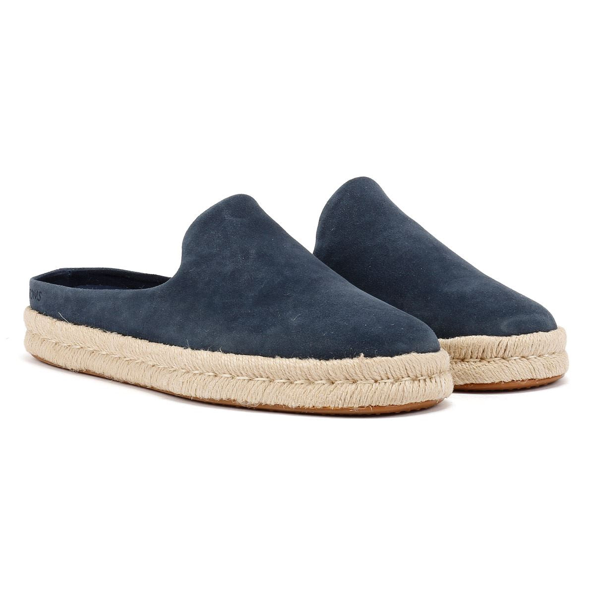 TOMS Santiago Suede Men's Navy Mules