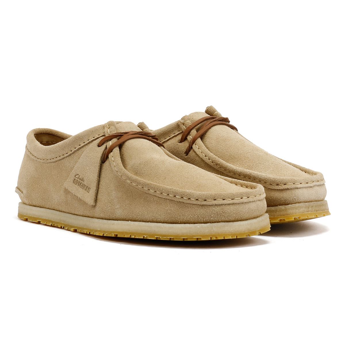 CLARKS ORIGINALS スエードシューズ ベージュ CLARKS ORIGINALS スエードシューズ 23.5cm - メルカリ