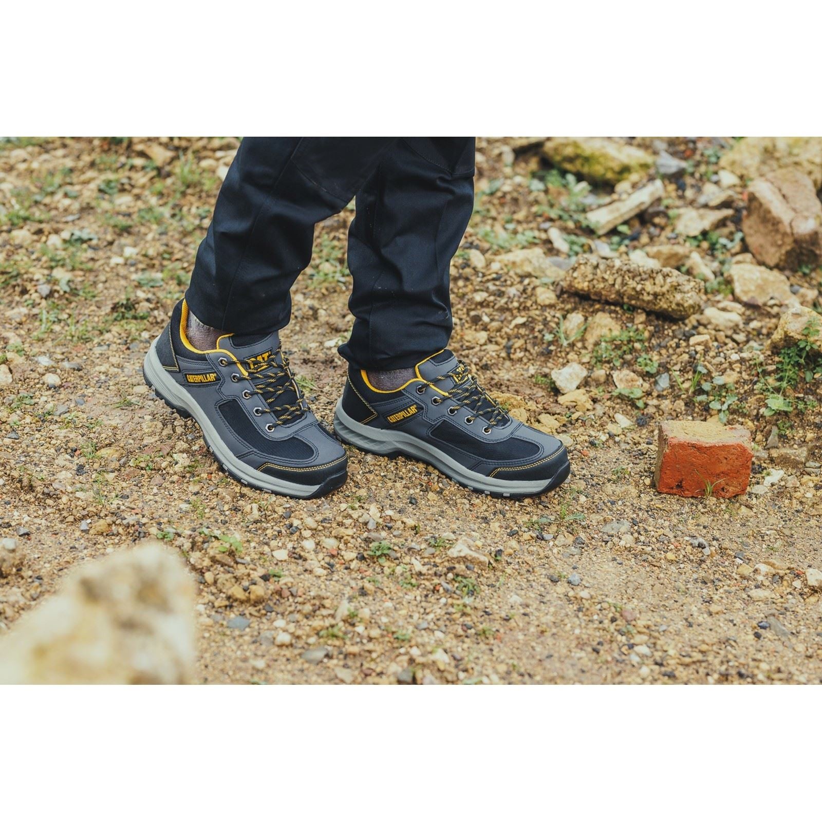 Caterpillar Elmore Low Synthetic Grey Safety Sneakers