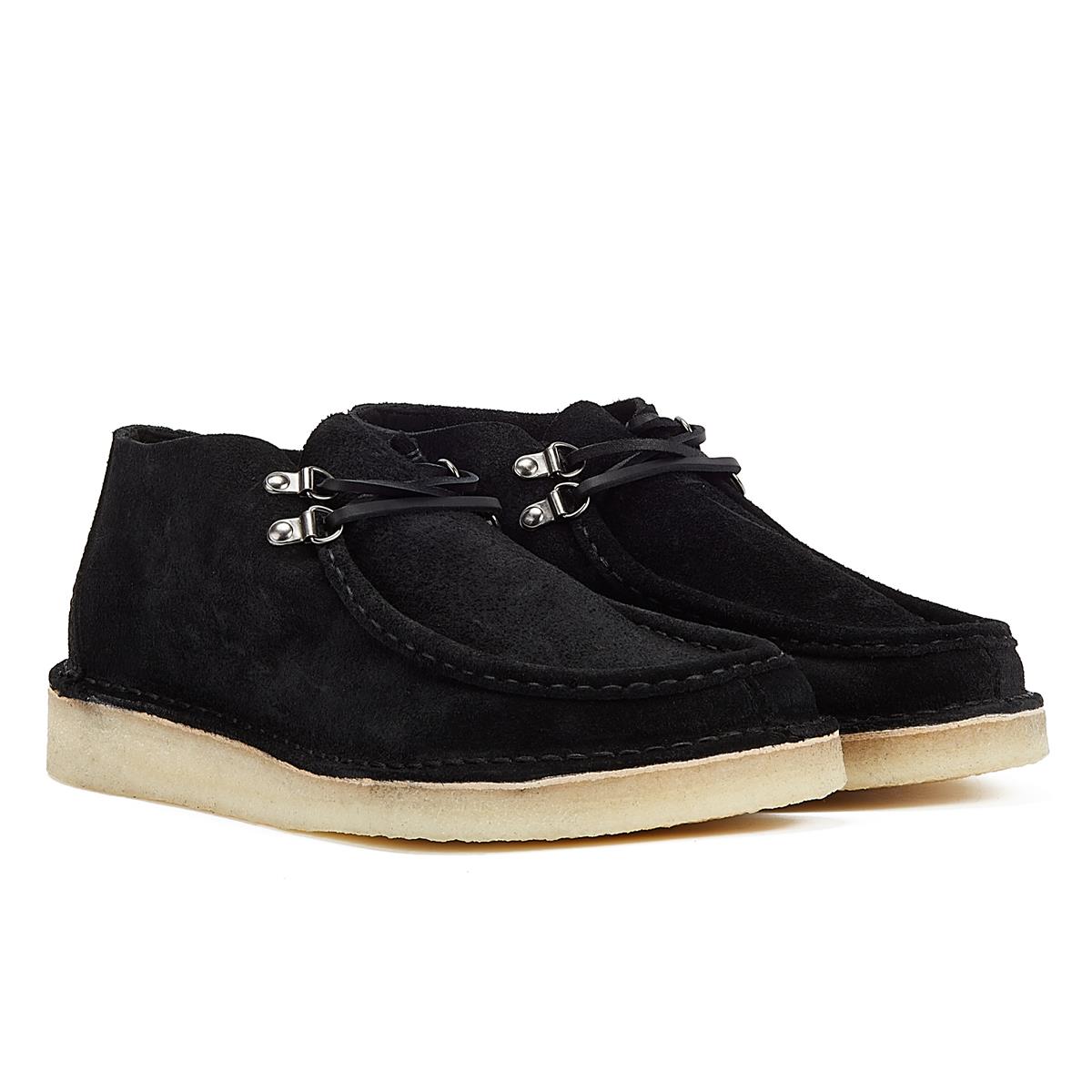 Clarks Originals Desert Nomad Suede Men's Black Boots