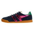 Gola Elan Glitz Suede Women's Navy/Fuchsia/Emerald Sneakers